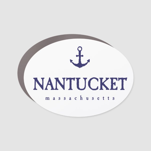 Nantucket  car magnet (Front)