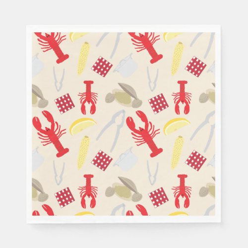 Nantucket Clambake Paper Napkins