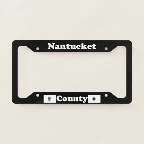Nantucket County Massachusetts LPF License Plate Frame