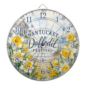 Nantucket Daffodil Festival Massachusetts Dart Board