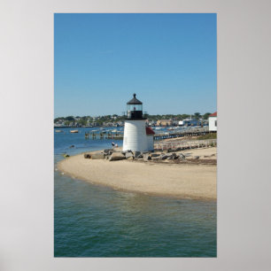 Nantucket Harbor Lighthouse Poster