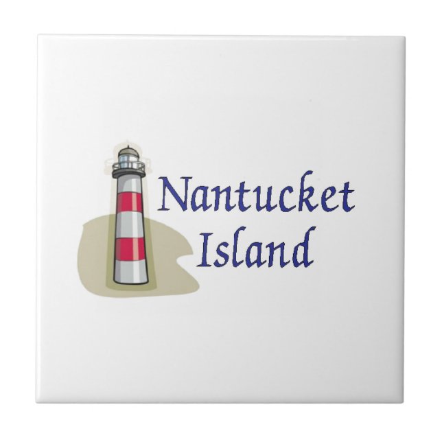 Nantucket Island Ceramic Tile (Front)