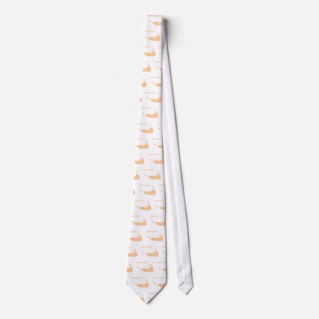 Nantucket Island in Sand Neck Tie (Front)