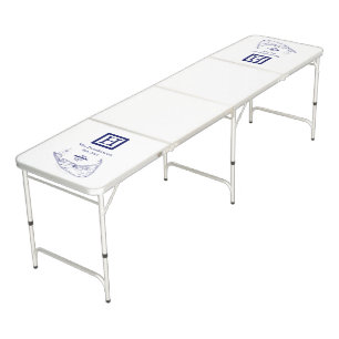 Nantucket Island MA Vintage Map SV Navy Blue Beer Pong Table