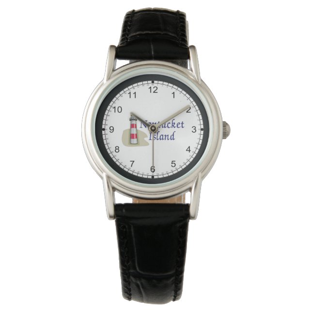 Nantucket Island Massachusetts Wrist Watch (Front)