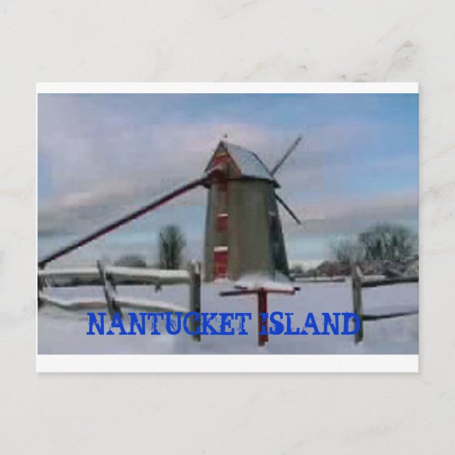 Nantucket Island Postcard (Front)