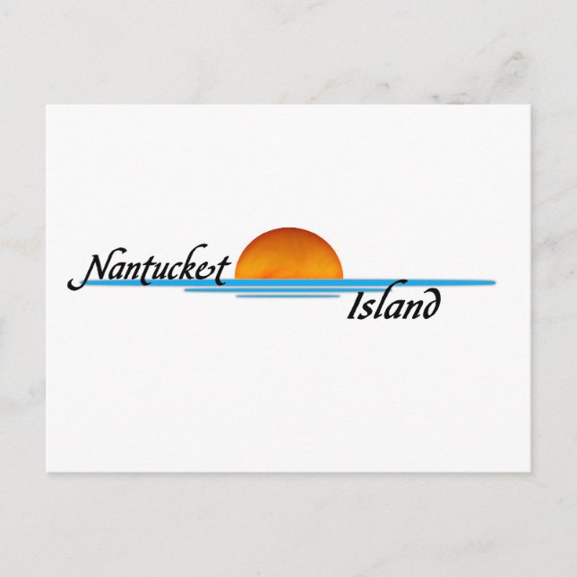 Nantucket Island Postcard (Front)