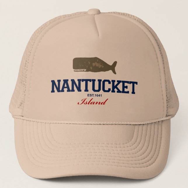Nantucket Island. Trucker Hat (Front)