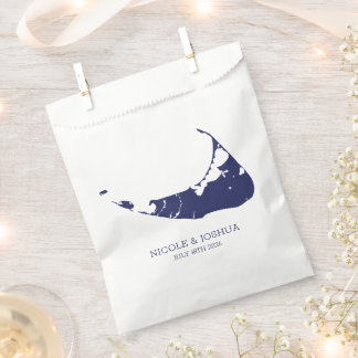 Nantucket Island Wedding Nantucket Navy Favor Bag