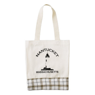 Nantucket Island. Zazzle HEART Tote Bag