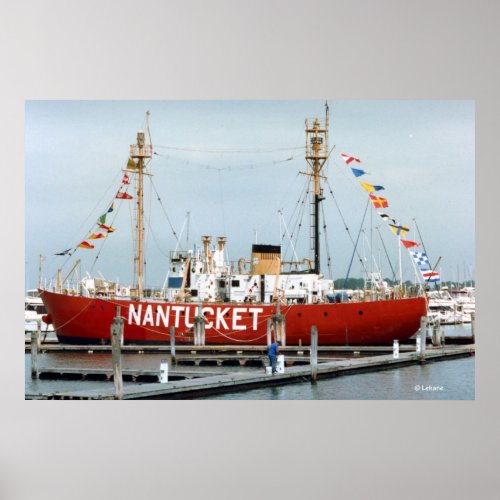 Nantucket Lightship Photo Poster