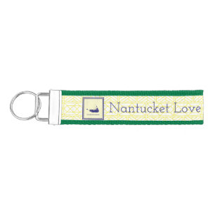 Nantucket Love Wrist Keychain