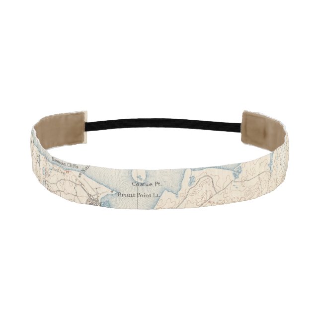 Nantucket, Massachusetts Athletic Headband (Front)