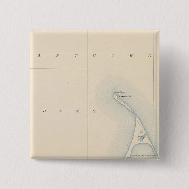 Nantucket, Massachusetts Button (Front)