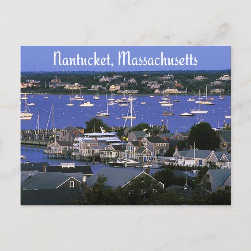 Nantucket Massachusetts Cape Cod Postcard