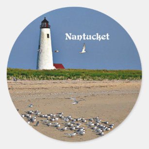 Nantucket, Massachusetts Classic Round Sticker