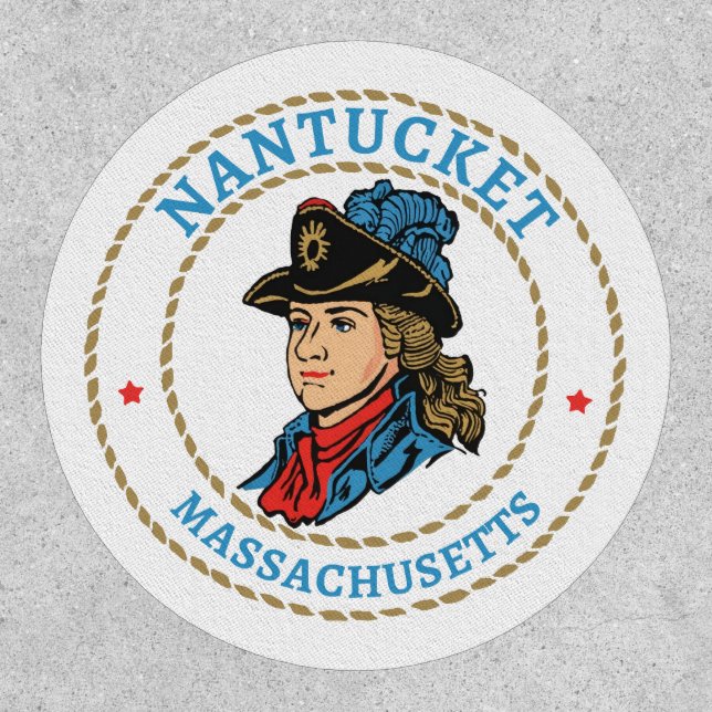 Nantucket Massachusetts Colonial Patch (Front)