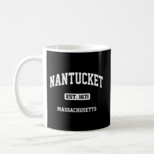 Nantucket Massachusetts Ma State Athletic Style Coffee Mug