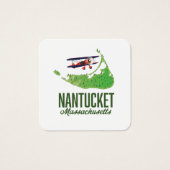 Nantucket Massachusetts Map (Front)
