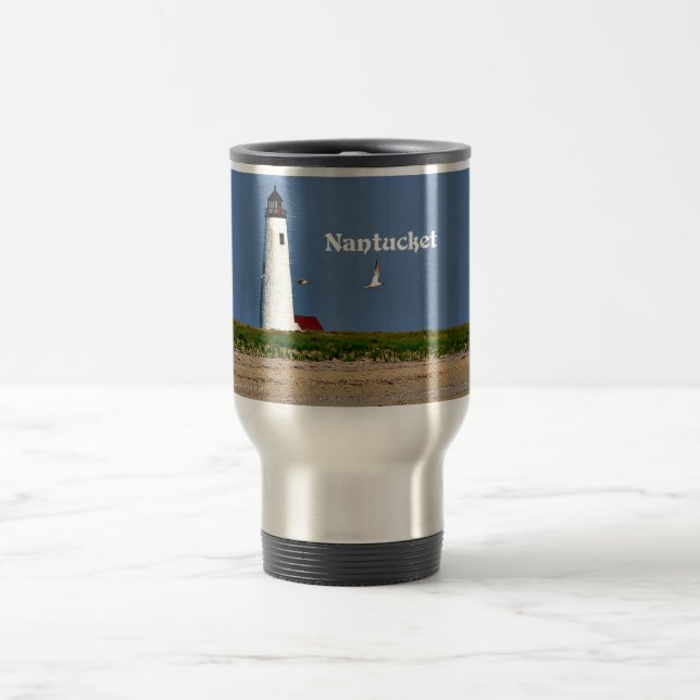 Nantucket, Massachusetts Travel Mug (Center)
