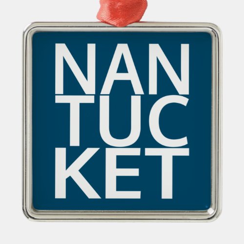 Nantucket Metal Ornament