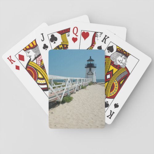 Nantucket Old Wooden Lighthouse Poker Cards