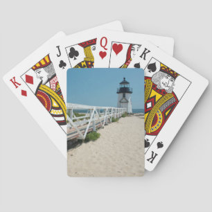 Nantucket. Old Wooden Lighthouse Poker Cards