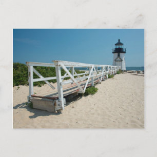 Nantucket. Old Wooden Lighthouse Postcard