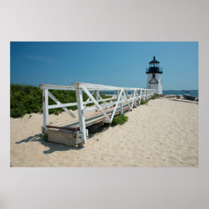 Nantucket. Old Wooden Lighthouse Poster