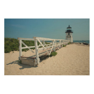 Nantucket. Old Wooden Lighthouse Wood Wall Decor
