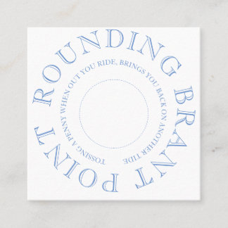 Nantucket Penny Toss Square Business Card