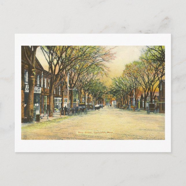 NANTUCKET POSTCARD 1907 (Front)