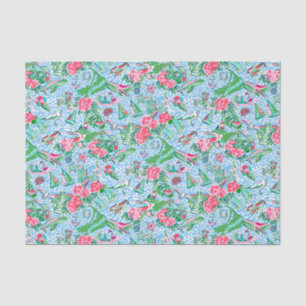 Nantucket Preppy Palm Beach Print Tissue Paper