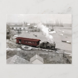 Nantucket Railroad Miniature Postcard