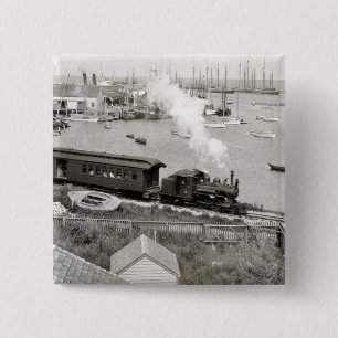 Nantucket Railroad Pinback Button