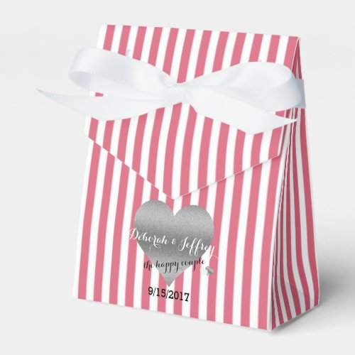 Nantucket Red And White Party Favor Boxes