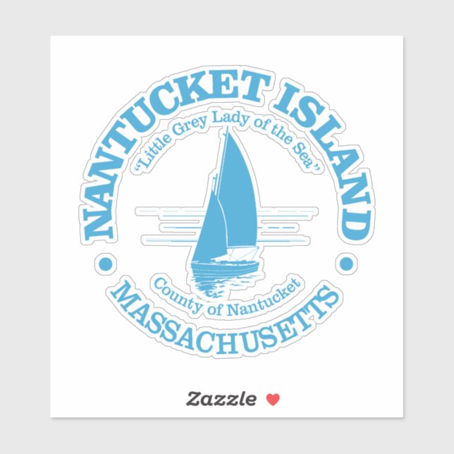 Nantucket (sailboat) sticker (Sheet)
