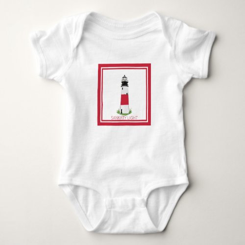 Nantucket Sankaty Lighthouse Baby and Kid bodysuit