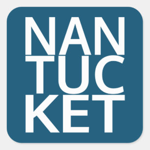 Nantucket Square Sticker