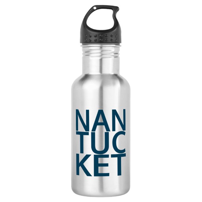 Nantucket Stainless Steel Water Bottle (Front)