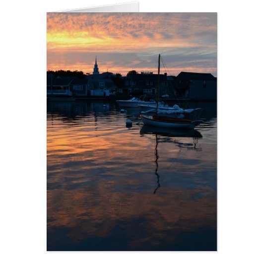 Nantucket sunset Card (Front)