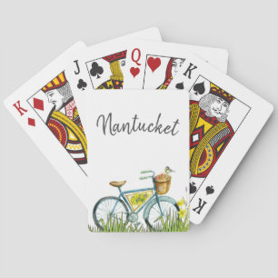 Nantucket vintage in the lavender field poker cards