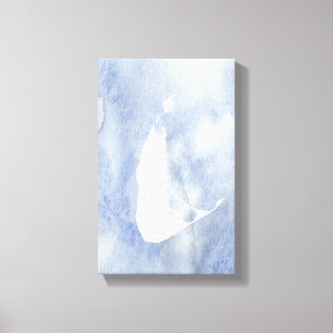 Nantucket Watercolor Canvas Print