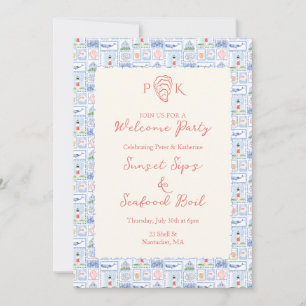 Nantucket Welcome Party Invitation