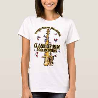 Nanuet Senior HS Knights Reunion Black Gold T-Shirt