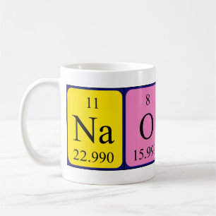Naoko periodic table name mug