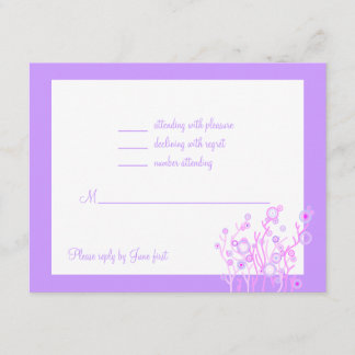 Naomi Flower Garden Invitation Thank You