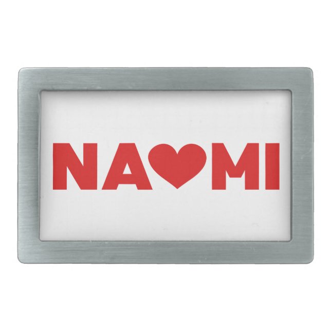 Naomi Love Belt Buckle (Front)