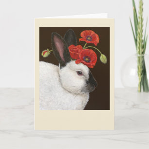 Naomi the bunny card