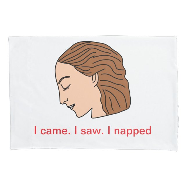Nap Conqueror Pillow Case (Front)